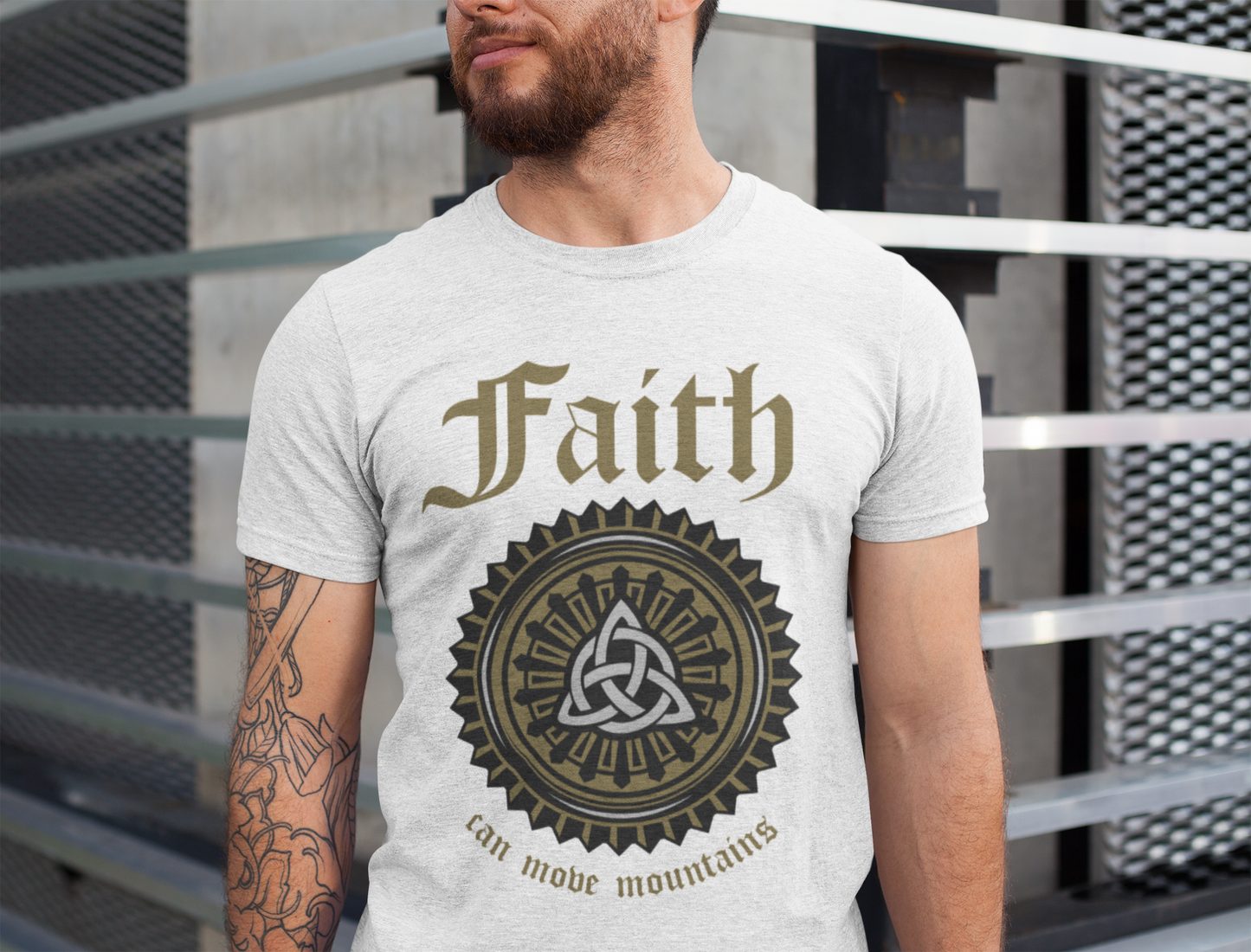 Faith Can Move Mountains-Half Sleeved