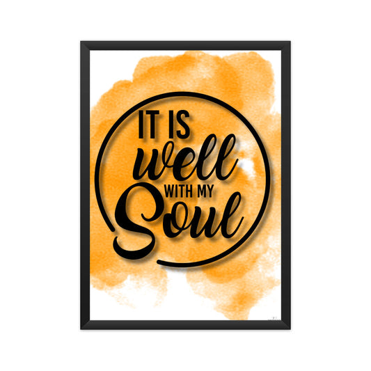 Soul-Framed Poster