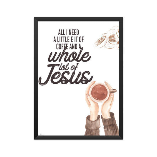 Coffee-Framed Poster
