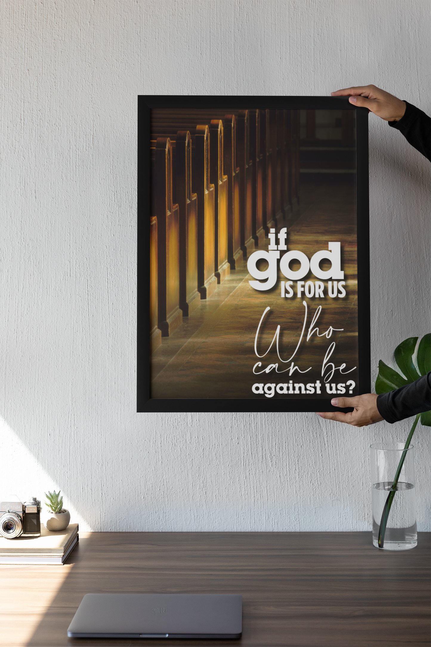 Who Can Be Against Us- Framed Poster